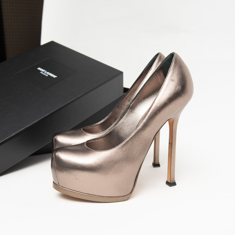 YSL Platform Pumps