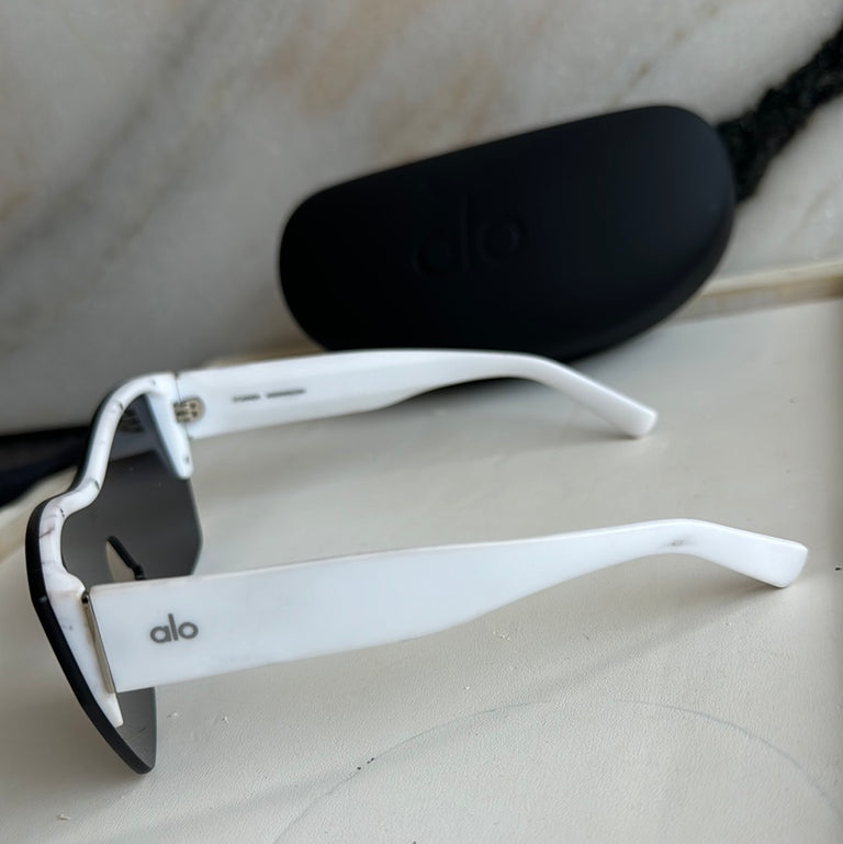 ALO Sunglasses (White)