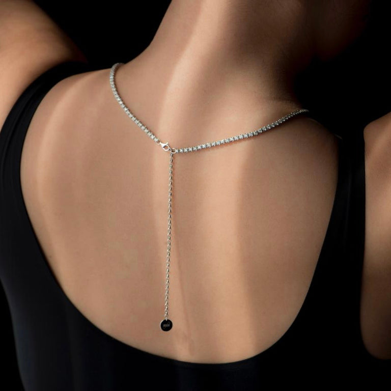 Moldavite & Diamond Necklace (Coming Soon!)